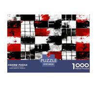 1000 Piezas Art abstrait Rompecabezas Juguetes Desafiantes Decoración Familiar Colorful Graffiti Art Puzle Juego De Habilidad Juguete Educhativo para Adultos 38x26cm/1000pcs