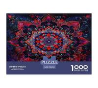 1000 Piezas Art Mode Puzle Juego De Habilidad Decoración del Hogar Gorgeous Mandala Pattern Rompecabezas De Decoración Regalo Creativo para Adultos Y Niños 70x50cm/1000pcs
