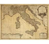 1000 Piezas Art Puzzles - Vintage Italys Map - Irregular Puzzles - Family Stress Relief Educational Toys - Arte Decorativo De Paredation Yq130Zp