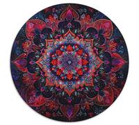1000 Piezas Arteee Moda Rompecabezas Juego De Habilidad Decoración del Hogar Hermoso patrón de Mandala Puzzle De Decoración Desafíos Divertidos para Adultos Y Niños 1000pcs (67.5x67.5cm)