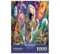 1000 Piezas Astronautaaaaa cósmico Puzzle Juego EduGatoivo Viaje Espacial fantasía Rompecabezas Intelectual Desafío para Adultos Y Niños A Partir De 12 Años 70x50cm/1000pcs