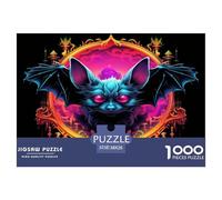 1000 Piezas Australian chauves-Souris Puzzle Juego De Habilidad Decoración Familiar Animaux Rompecabezas De Decoración Regalo Creativo para Adultos Y Niños 38x26cm/1000pcs