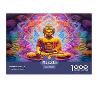 1000 Piezas Bouddha Puzle Entretenimiento Creativo Decoración del Hogar bouddhisme Rompecabezas De Decoración Juguete Educhativo para Adultos Y Niños 70x50cm/1000pcs