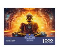1000 Piezas Bouddha Puzle Entretenimiento Creativo Decoración del Hogar bouddhisme Rompecabezas De Decoración Juguete Educhativo para Adultos Y Niños 70x50cm/1000pcs