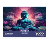 1000 Piezas Bouddha Puzzle Juego De Habilidad Decoración del bouddhisme Puzle Hogar Juguetes Desafiantes Regalo Creativo para Adultos Y Niños 70x50cm/1000pcs