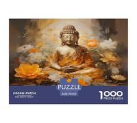 1000 Piezas Bouddha Puzzle Juego De Habilidad Decoración del Hogar bouddhisme Rompecabezas Familiar Regalo Creativo para Adultos Y Niños 70x50cm/1000pcs