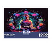 1000 Piezas Bouddha Rompecabezas Juguetes Desafiantes Decoración del Hogar bouddhisme Puzzle Familiar Regalo Creativo para Adultos Y Niños 38x26cm/1000pcs