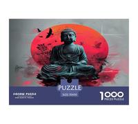 1000 Piezas Bouddha Statue Puzle Entretenimiento Creativo Decoración Familiar bouddhisme Rompecabezas Familiar Juguete Educhativo para Adultos Y Niños 70x50cm/1000pcs
