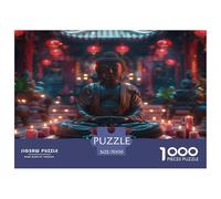 1000 Piezas Bouddha Statue Puzzle Juego De Habilidad Decoración Familiar bouddhisme Rompecabezas Imposible Regalo Creativo para Adultos Y Niños 70x50cm/1000pcs