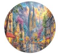 1000 Piezas Calle Festival Puzzle Juego Familiar Iglesia Clásica Juego De Rompecabezas Actividades Familiares para Adultos Y Niños A Partir De 12 Años 1000pcs (67.5x67.5cm)