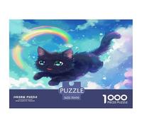 1000 Piezas Chat Puzle Juego De Habilidad Decoración Familiar Juguetes Desafiantes Chaton Mignon Puzzle Regalo Creativo para Adultos Y Niños A Partir De 14 Años 70x50cm/1000pcs