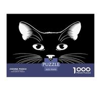 1000 Piezas Chaton Noir Rompecabezas Juego De Habilidad Decoración Familiar Chat Mignon Puzzle Familiar Juguete Educhativo para Adultos Y Niños 70x50cm/1000pcs