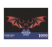 1000 Piezas chauves-Souris Puzzle Juego De Habilidad Decoración del Animaux Puzle Hogar Juguetes Desafiantes Regalo Creativo para Adultos Y Niños 38x26cm/1000pcs