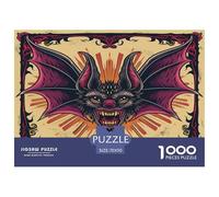 1000 Piezas chauves-Souris Puzzle Juguetes Desafiantes Decoración Familiar Animaux Rompecabezas Imposible Desafíos Divertidos para Adultos Y Niños 70x50cm/1000pcs