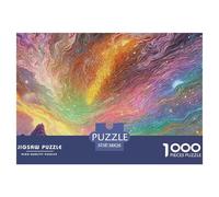 1000 Piezas Cielo Aurora Rompecabezas Premium Cielo Aurora Rompecabezas De Decoración Juego Familiar Regalo para Adultos A Partir De 12 Años 38x26cm/1000pcs