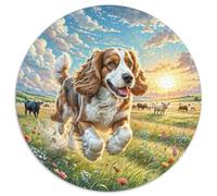 1000 Piezas Cocker Spaniel Americano Puzzle Entretenimiento Creativo Decoración del Hogar Animal Lindo Rompecabezas Imposible Juguete EduGatoivo para Adultos Y Niños 1000pcs (67.5x67.5cm)