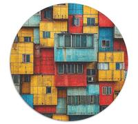 1000 Piezas Colored Building Blocks Puzzle Juego De Habilidad Decoración Familiar Edificio Estilo Rompecabezas De Decoración Regalo Creativo para Adultos Y Niños 1000pcs (67.5x67.5cm)