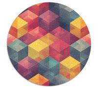 1000 Piezas Colored Building Blocks Puzzle Juguetes Desafiantes Decoración del Hogar Estilo Abstracto Rompecabezas Familiar Juguete EduGatoivo para Adultos Y Niños 1000pcs (67.5x67.5cm)