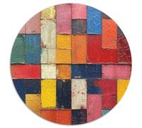 1000 Piezas Colored Building Blocks Puzzle Juguetes Desafiantes Decoración Familiar Estilo Abstracto Rompecabezas De Decoración Regalo Creativo para Adultos Y Niños 1000pcs (67.5x67.5cm)