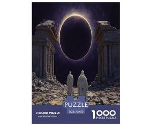 1000 Piezas Cultivador Ruinoso Puzle Entretenimiento Creativo Decoración del Hogar Ruins of The Divine Realm Rompecabezas De Decoración Juguete EduGatoivo para Adultos Y Niños 70x50cm/1000pcs