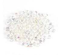 1000 piezas de 4,5 mm de colores transparentes de acrílico para decoración de bodas o fiestas (coloridos)