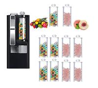 1000 Piezas De Perlas De Ráfaga Mixtas + Dispensador De Bola Aplastante, Perlas De Sabor A Cigarrillo, Cápsulas De Aroma De Menta Y Mentol Para Bricolaje (mezcla + durazno)