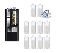 1000 Piezas De Perlas De Ráfaga Mixtas + Dispensador De Bola Aplastante, Perlas De Sabor A Cigarrillo, Cápsulas De Aroma De Menta Y Mentol Para Bricolaje (hielo negro)