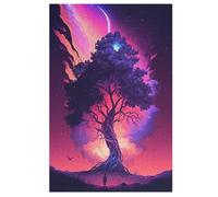 1000 piezas de puzles de madera World Tree of Life, rompecabezas, juego regalos de cumpleaños decorativos para adultos y adolescentes, 78 × 53 cm