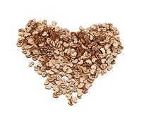1000 piezas de recortes de corazón de madera, corazones de madera natural para decoraciones de mesas en bodas, fiestas de baby shower y eventos; recortes de madera con forma de