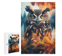 1000 piezas de rompecabezas adolescente Owl Majesty Puzzles para adultos: Análisis de juegos familiares y desafío de aprendizaje lógico 1000 PCS
