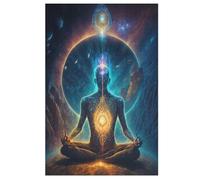1000 piezas de rompecabezas de madera Esoteric Zen Universe, rompecabezas de juegos regalos de cumpleaños decorativos para adultos y adolescentes, 78 × 53 cm