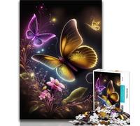 1000 Piezas de Rompecabezas de Mariposas para Adolescentes Coloridos para Adultos 1000 Piezas difíciles Juguetes educativos Juegos antiestrés colección de Artistas Bellas Artes (38x26cm)