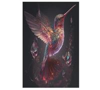 1000 piezas de rompecabezas HummingBird para adultos y adolescentes infantiles Puzzles sobre tablero de madera regalo 78×53cm