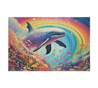 1000 piezas de rompecabezas The Ballena Puzzles Juego Regalos de cumpleaños decorativos para adultos y adolescentes (75×50cm)