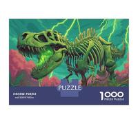 1000 Piezas Dinosaurioio Puzle Juego De Habilidad Decoración del Hogar Antiguo Behemoth Rompecabezas De Decoración Regalo Creativo para Adultos Y Niños 70x50cm/1000pcs