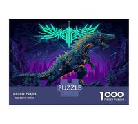 1000 Piezas Dinosaurioio Puzle Juego De Habilidad Decoración del Hogar Antiguo Behemoth Rompecabezas De Decoración Regalo Creativo para Adultos Y Niños 70x50cm/1000pcs