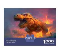 1000 Piezas Dinosaurioio Rompecabezas Juguetes Desafiantes Decoración del Hogar Juego De Habilidad Regalo Creativo para Adultos