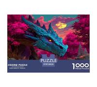 1000 Piezas Dragón Puzle Entretenimiento Creativo Decoración Familiar Criaturas fantásticas Rompecabezas Familiar Juguete EduGatoivo para Adultos Y Niños 38x26cm/1000pcs
