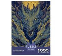 1000 Piezas Dragón Puzle Entretenimiento Creativo Decoración Familiar Criaturas fantásticas Rompecabezas Familiar Juguete EduGatoivo para Adultos Y Niños 70x50cm/1000pcs