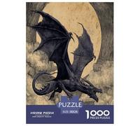 1000 Piezas Dragón Puzle Juego De Habilidad Decoración del Hogar Criaturas fantásticas Rompecabezas De Decoración Regalo Creativo para Adultos Y Niños 38x26cm/1000pcs