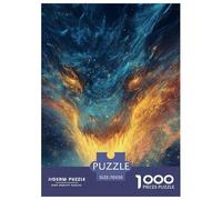 1000 Piezas Dragón Puzzle Entretenimiento Creativo Decoración del Hogar Criaturas fantásticas Rompecabezas Imposible Juguete EduGatoivo para Adultos Y Niños 70x50cm/1000pcs