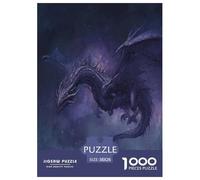 1000 Piezas Dragón Rompecabezas Juego De Habilidad Decoración Familiar Criaturas fantásticas Puzzle Familiar Juguete EduGatoivo para Adultos Y Niños 38x26cm/1000pcs