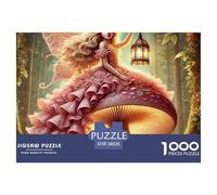 1000 Piezas Elfos de Hadas Rompecabezas Desafiante Elfos de Hadas Rompecabezas De Decoración Juego Familiar Regalo para Adultos para Toda La Familia 38x26cm/1000pcs