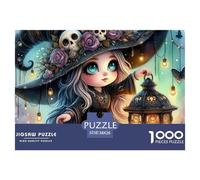 1000 Piezas Elfos de Hadas Rompecabezas Desafiante Elfos de Hadas Rompecabezas De Decoración Juego Familiar Regalo para Adultos para Toda La Familia 38x26cm/1000pcs