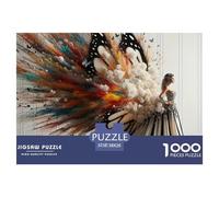 1000 Piezas Elfos de Hadas Rompecabezas Desafiante Elfos de Hadas Rompecabezas De Decoración Juego Familiar Regalo para Adultos A Partir De 12 Años 38x26cm/1000pcs