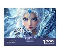 1000 Piezas Elfos de Hadas Rompecabezas Desafiante Elfos de Hadas Rompecabezas De Decoración Pasatiempo Creativo Regalo para Adultos para Toda La Familia 70x50cm/1000pcs