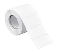 1000 Piezas Etiquetas Adhesivas Blancas, 6 X 3cm Rollo Etiquetas Autoadhesivo Etiqueta Imprimible para Congelador, Frascos