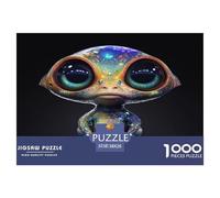 1000 Piezas Extraterrestre Rompecabezas Entretenimiento Creativo Decoración del Hogar ET Puzle Juguetes Desafiantes Juguete Educhativo para Adultos 38x26cm/1000pcs