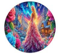 1000 Piezas Fantasy Rosa Queen Puzzle Juego EduGatoivo Flores Brillantes Rompecabezas Actividades Familiares para Adultos Y Niños A Partir De 12 Años 1000pcs (67.5x67.5cm)