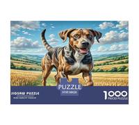 1000 Piezas Gran danés Puzzle Entretenimiento Creativo Decoración del Hogar Animales lindoeses Rompecabezas De Decoración Desafíos Divertidos para Adultos Y Niños 38x26cm/1000pcs